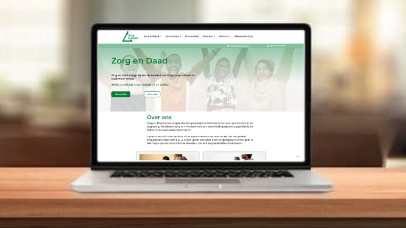 Zorg en Daag website